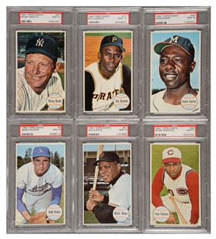 1964 Topps Giants Set Graded MINT 9 by PSA - #6 on PSA Set Registry (60 cards)